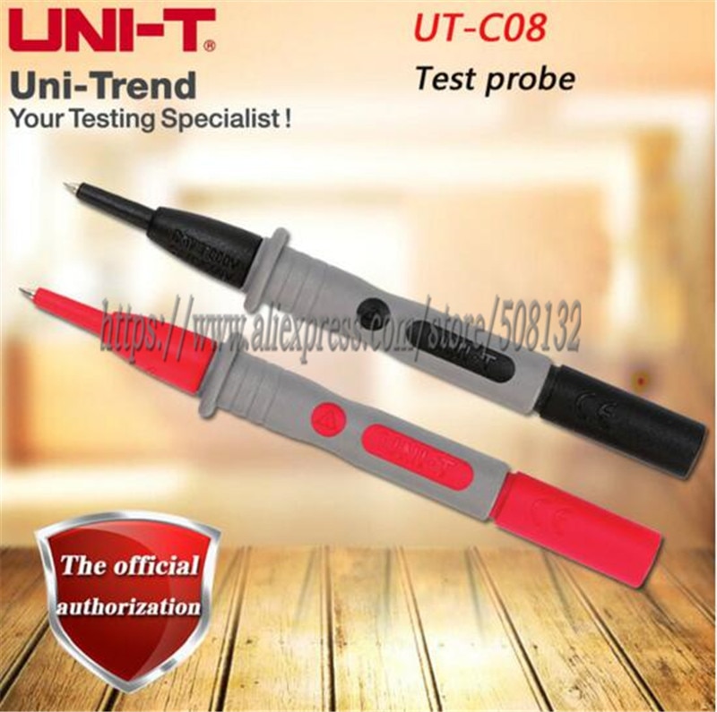 ׽Ʈ κ ƮƮ Ÿ ̽  ׼  Ŷ UNI-T UT-C08 4mm ٳ ÷ ü FLUKE TP220/Test Probe Straight Type Interface Electrical Accessories Insulated j